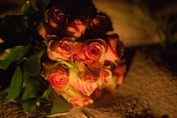 Brautstrauß, Abendstimmung